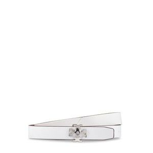 Tory Burch Minimalist White Belt With Unique Buckle Detail - NWT